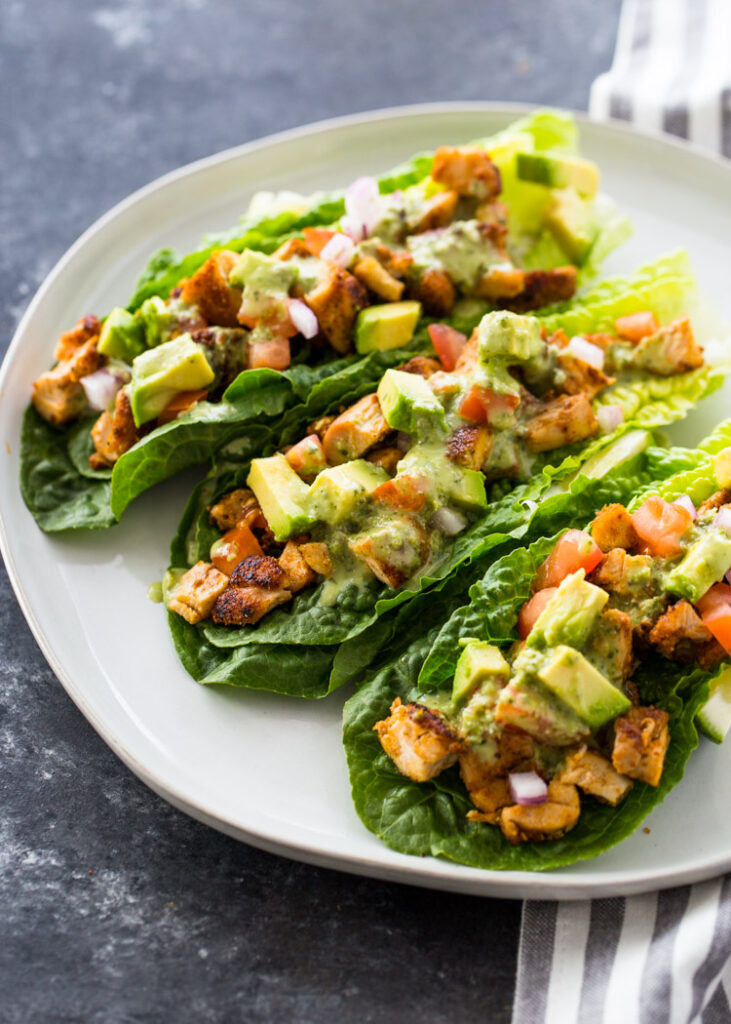 These lettuce wraps are quick, fresh, and perfect for lunch on the go.
